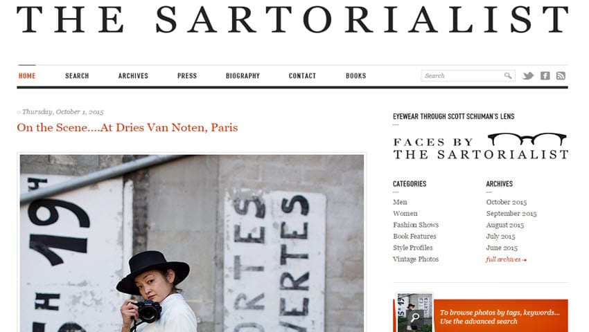 blogeras blog de moda internacional scott schuman thesartorialist