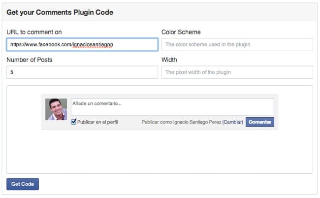 Socializa tu Página Web Botones, plugins y widgets oficiales de Facebook plugin comentarios