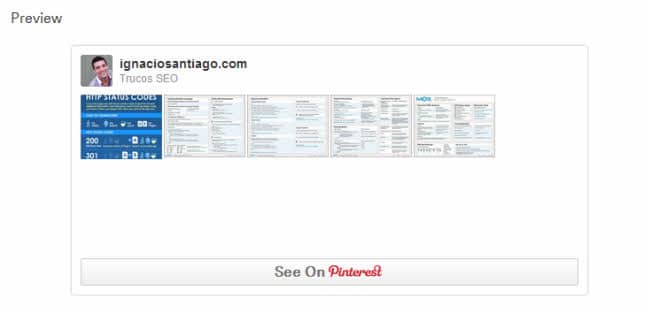 Socializa tu Página Web Botones, plugins y widgets oficiales de Pinterest widget embed board preview