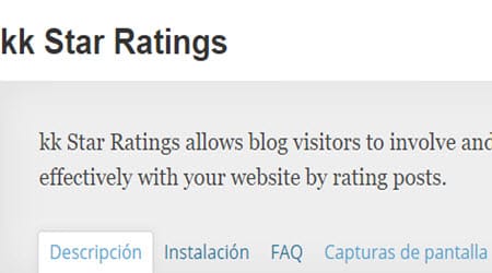 mejores plugins wordpress estrellas valoracion review kk star ratings