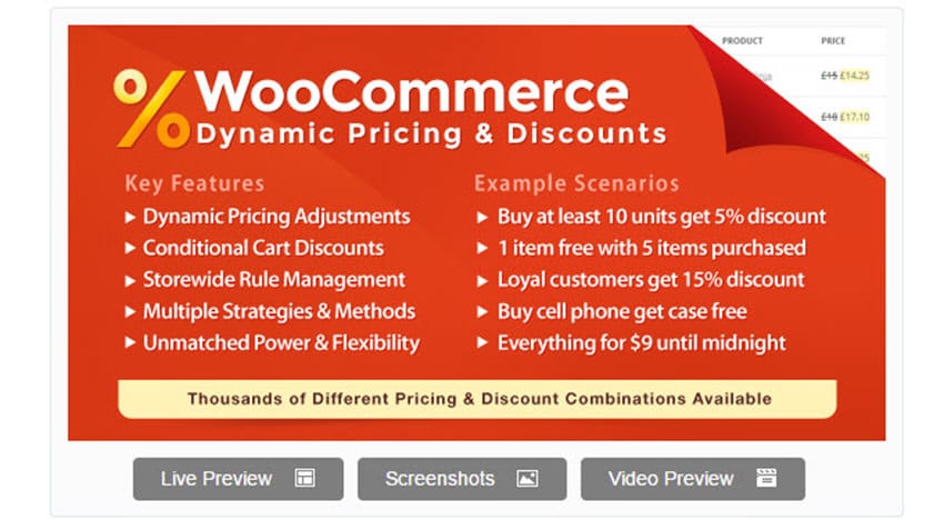 woocommerce dynamic pricing