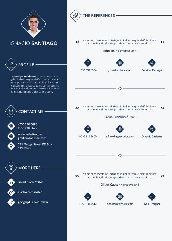 Plantilla Para Hacer Un Curriculum