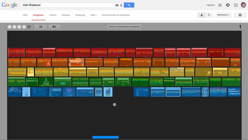 trucos de google ocultos busquedas imagenes atari breakout