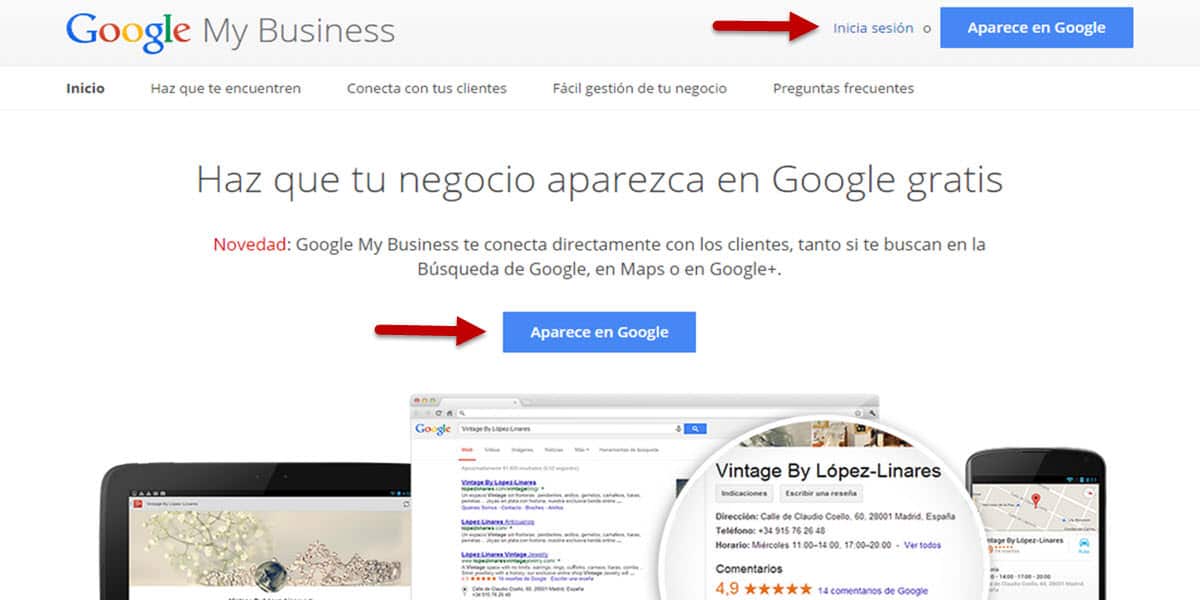 tutorial google my business crear cuenta iniciar sesion