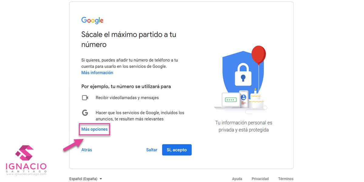 como crear cuenta google correo electronico gmail español telefono movil servicios