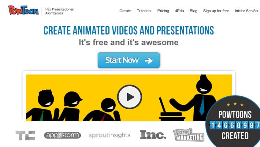 mejores herramientas crear presentaciones online profesionales powtoon