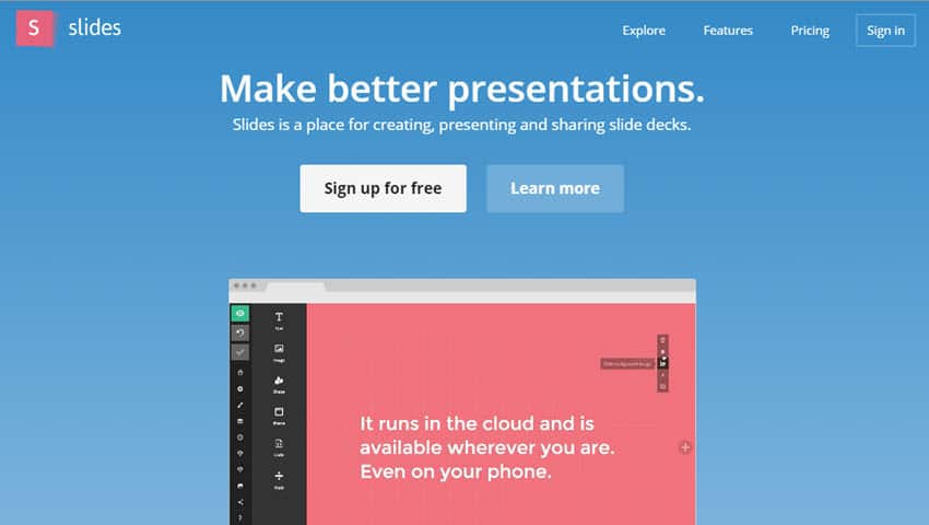 mejores herramientas crear presentaciones online profesionales slides