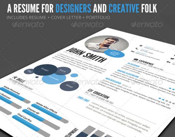 mejores plantillas curriculums vitae infograficos infographic style resume template