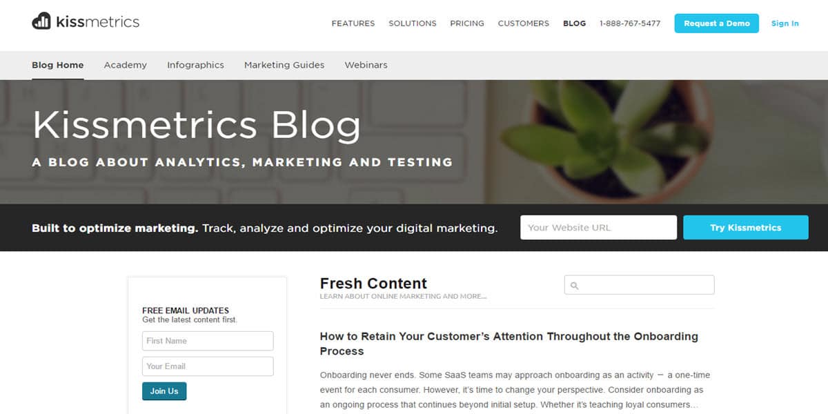 claves exito mejores blogs marketing online mundo kissmetrics blog