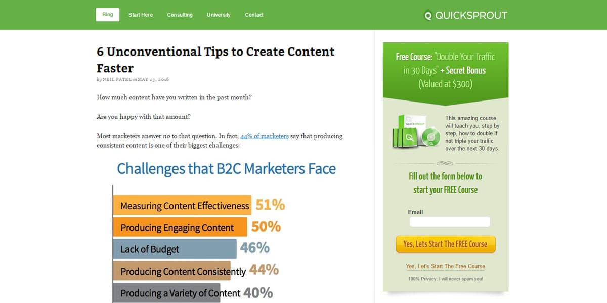 claves exito mejores blogs marketing online mundo quicksprout blog