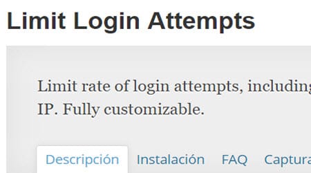 mejores plugins wordpress seguridad limit login attempts
