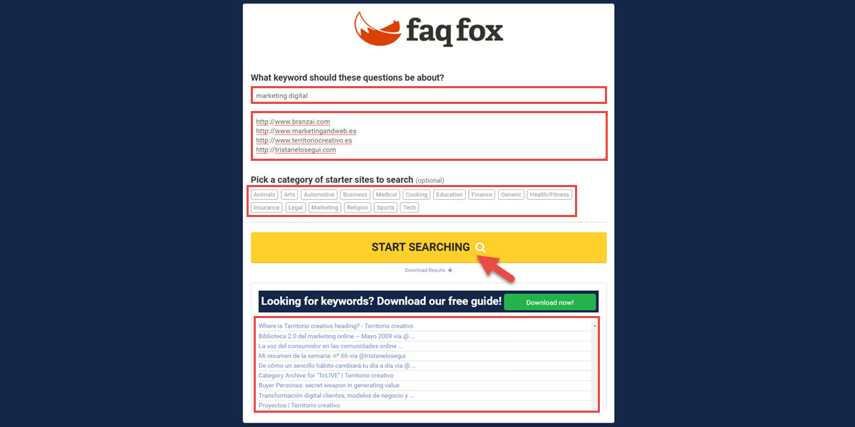 consultas por voz estudio palabras clave preguntas usuarios webpagefx faqfox