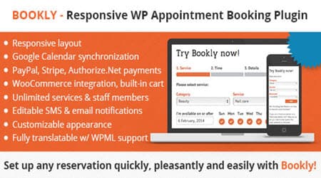 mejores plugins wordpress reservas agenda contacto bookly booking plugin responsive appointment booking and scheduling