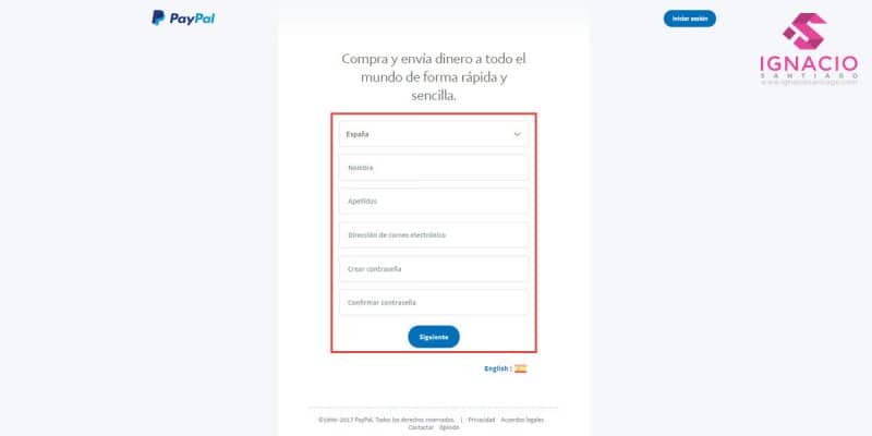 CREAR TU CUENTA PAYPAL visual data 8