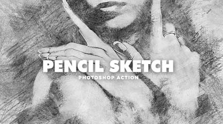 complementos envato elements pencil sketch photoshop action