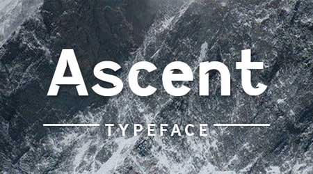 fuentes envato elements ascent typeface