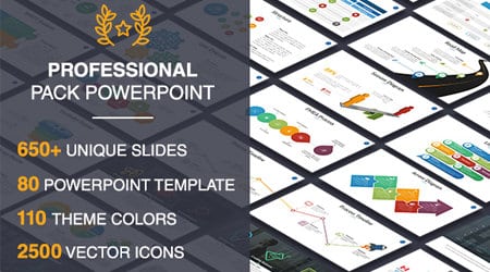 graficos envato elements powerpoint template professional pack