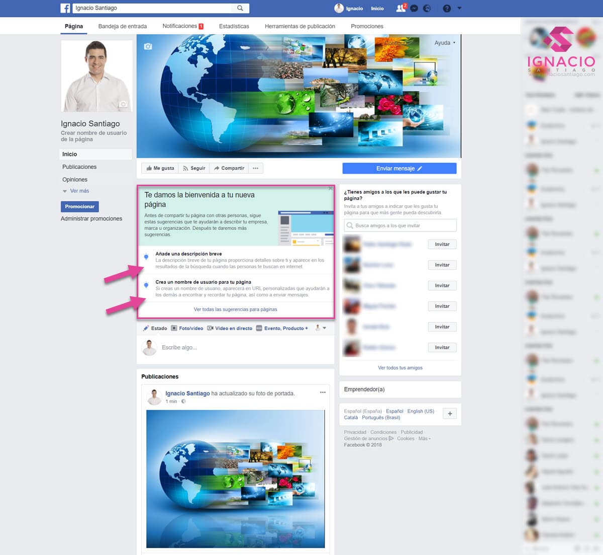 como crear pagina empresa facebook fan page bienvenida resumen