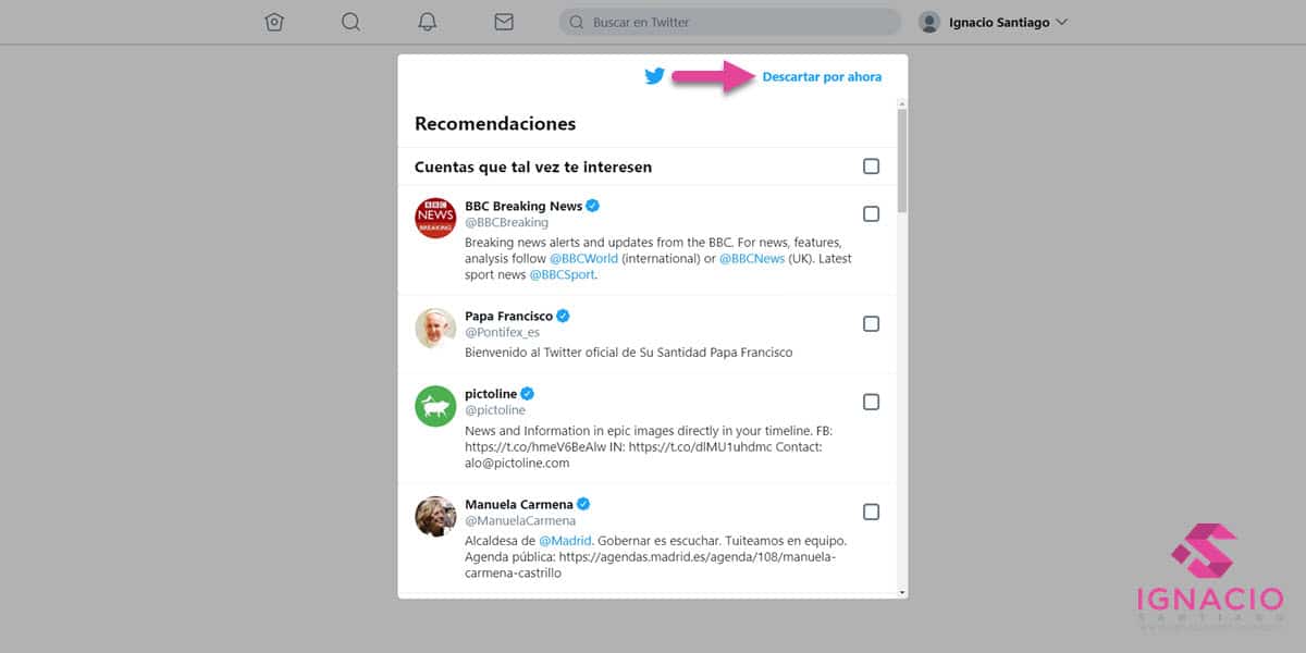 como crear cuenta perfil twitter español recomendaciones