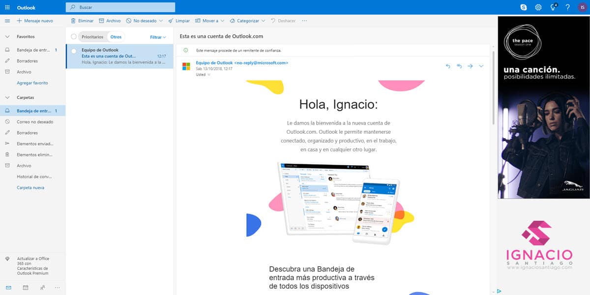 como crear cuenta correo electronico microsoft outlook hotmail español