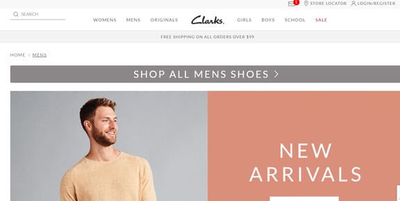 mejores recursos plataformas crear tiendas online ejemplo bigcommerce clarks