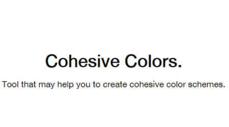 mejores herramientas elegir combinaciones colores paletas de colores cohesive colors