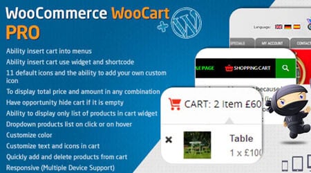 mejores plugins woocommerce tienda online wordpress woocart pro