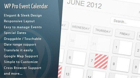 mejores plugins wordpress calendario eventos gestión reservas venta entradas wordpress pro event calendar