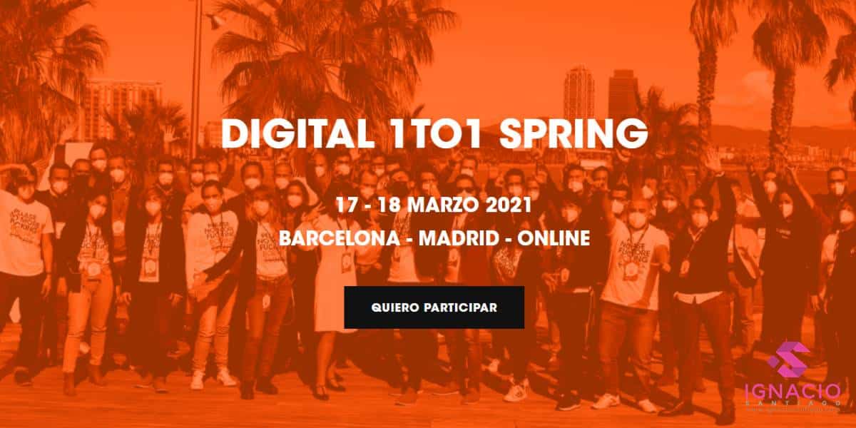 agenda informacion congreso marketing digital 1to1 spring