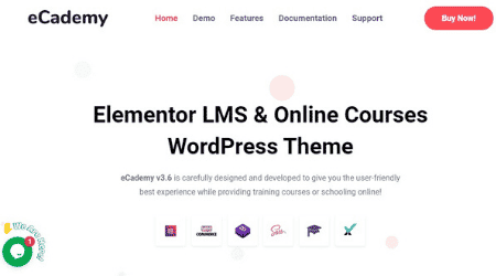mejores plantillas themes temas wordpress lms formacion cursos online ecademy