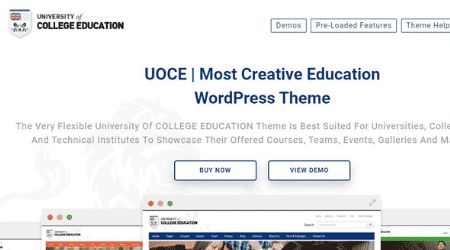 mejores plantillas themes temas wordpress lms formacion cursos online university of college education uoce
