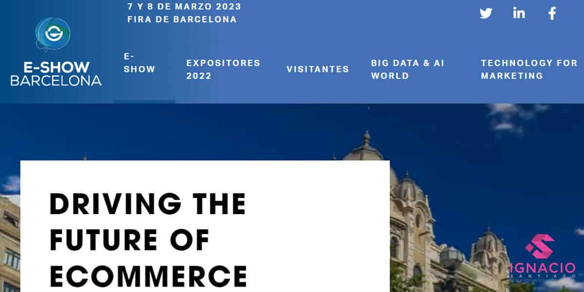 agenda informacion congresos eventos ferias marketing digital e show barcelona