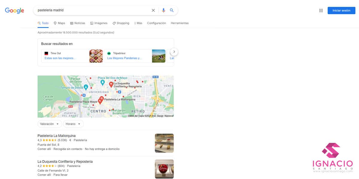 mejores estrategias marketing para restaurantes gastronomico seo local busqueda google