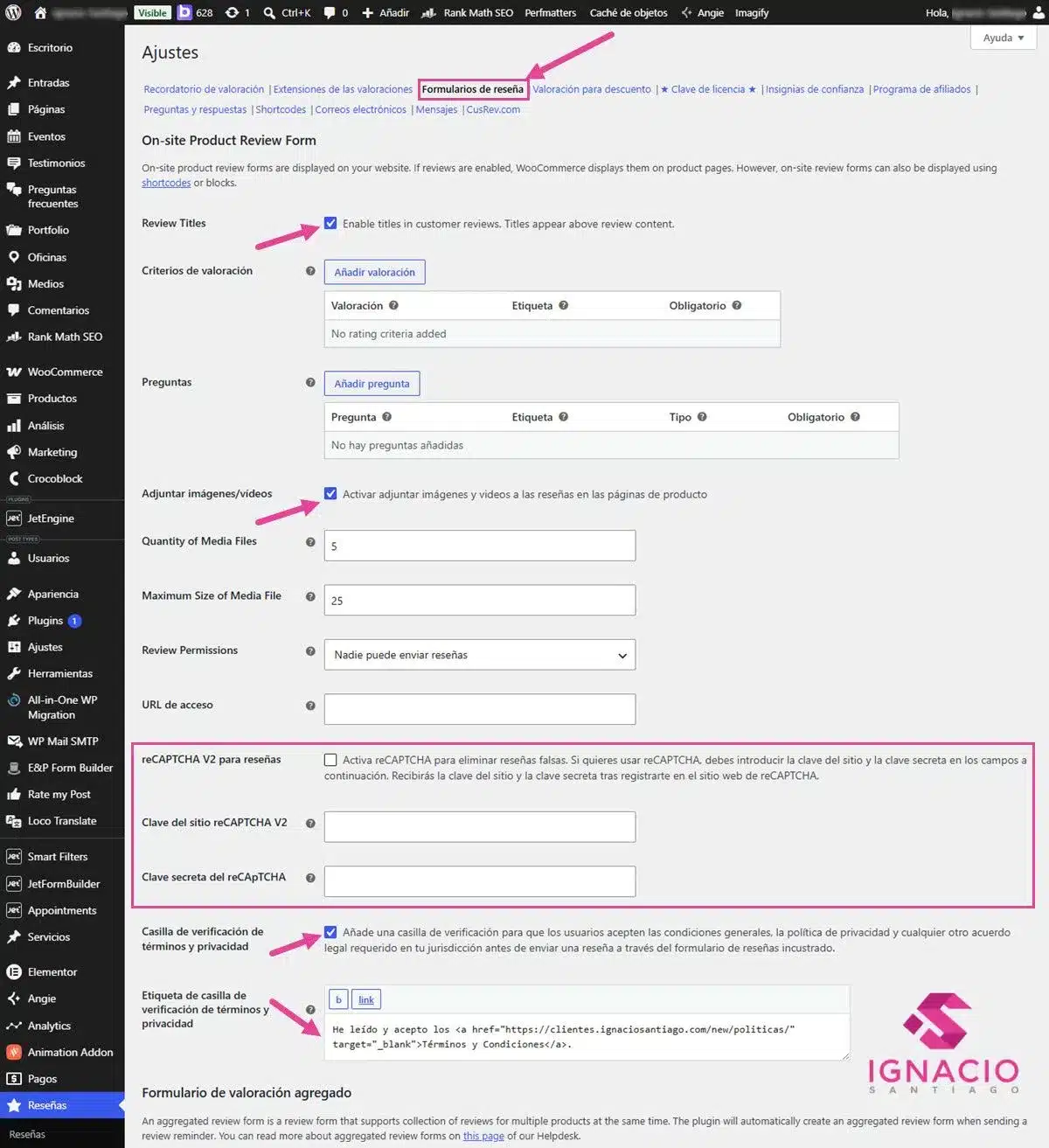 plugin customer reviews for woocommerce paso 5-1